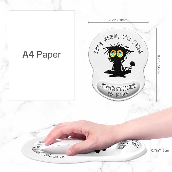 ITNRSIIET Ergonomic Mouse Pad - Image 2
