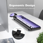 MOFII Wireless Keyboard and Mouse Combo, Full Size 2.4G Plug and Play - Image 3