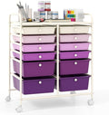 Giantex 12 Drawers Rolling Storage Cart, Classroom Organizers by Giantex