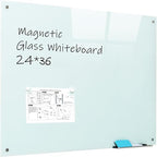 Magnetic Dry Erase Glass WhiteBoard by JYYPWB