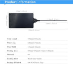 100 Black Plastic Tags Shipping Tags Water Proof Tags - Image 3