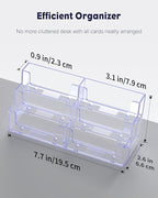 Uniclife 2 Pack Acrylic Business Card Holder - Image 2