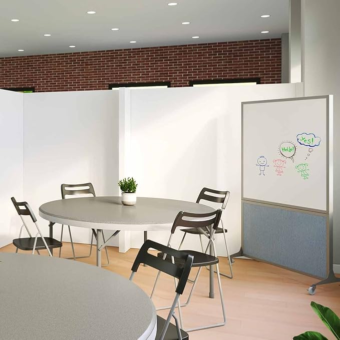 DivideWrite Mobile Whiteboard | Double Sided Dry Erase Board | Portable Office - Image 7