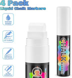 FansArriche White Chalk Markers, 15mm Jumbo Car Window Markers - Image 2