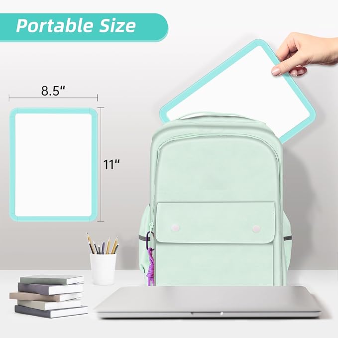 VUSIGN Small White Board Dry Erase, 8.5'' x 11'' Magnetic Dry Erase Board - Image 5
