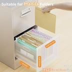 ThinkTex 26 Pockets Expanding File Folder, Upright & Open Top, A-Z Colorful Tabs - Image 5
