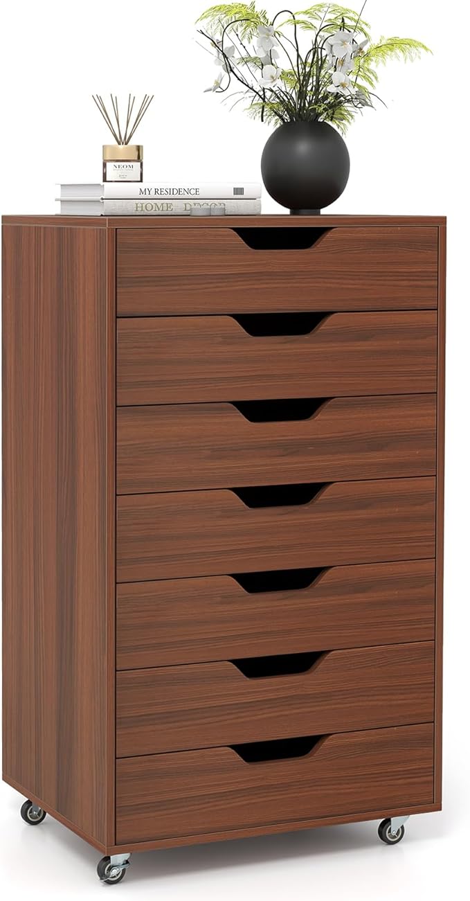 Giantex 7-Drawer Storage Cabinet, Mobile File Organizer by Giantex