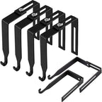 Amylove 4 Pcs Adjustable Cubicle Hanger Universal Partition Metal Cubicle Hooks by Amylove