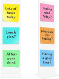 Removable Sticky Note Holder, Acrylic Desktop Memo Message Board, Transparent by Unknown