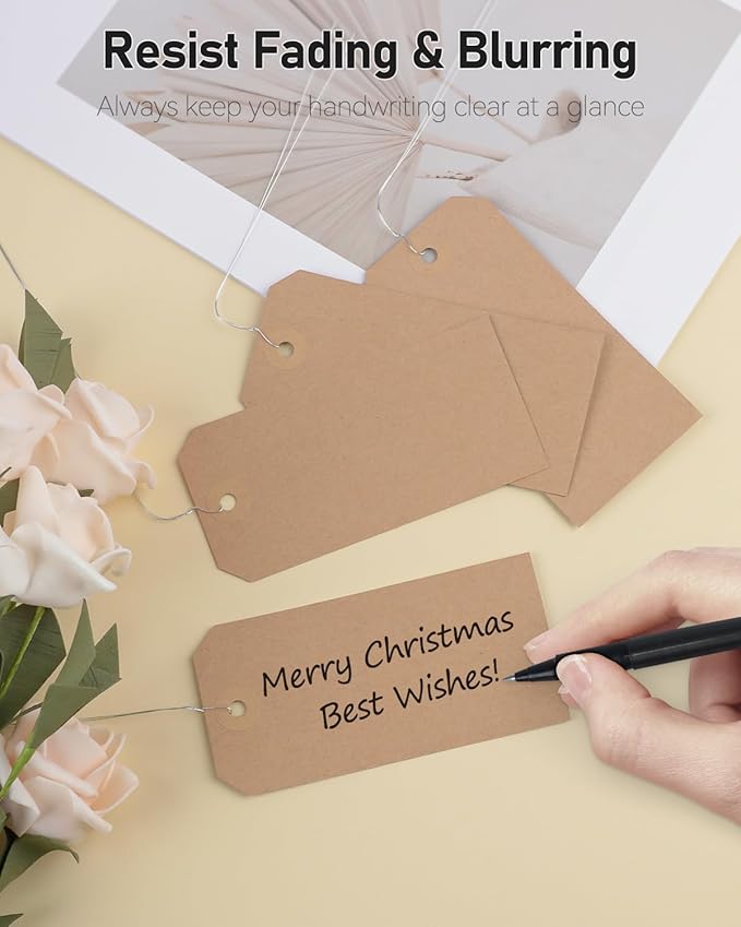 Uniclife 100 Pcs Blank Shipping Tags - Image 4