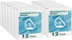 CIXILDTS 1.5-inch D Ring Binders, Fit US Letter Size Paper, 1-1/2" 3 Slant-D