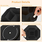 Pencil Pen Holder for Desk, 9 Slots 360 Degree Rotating Desk Organizers - Image 3
