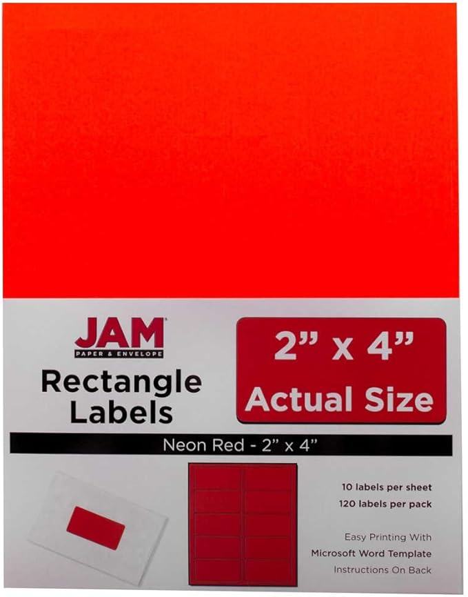 JAM PAPER Shipping Address Labels - Image 2