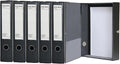 URbantin 6 Pack Foldable A4 Box Files, Plastic Archive Folders, 65mm Spine by URbantin