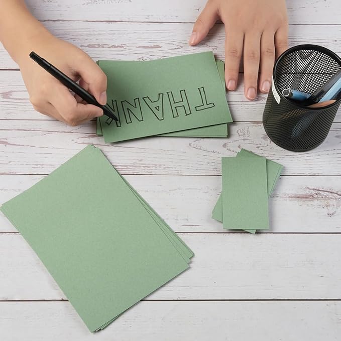 50 Sheets Blank Cardstock Paper 250 GSM Thick Heavy Cards Stock - Image 4