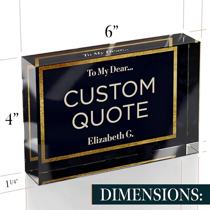 Custom Acrylic Sign Personalized, Custom Desk Name Plate, 18 Styles, - Image 8