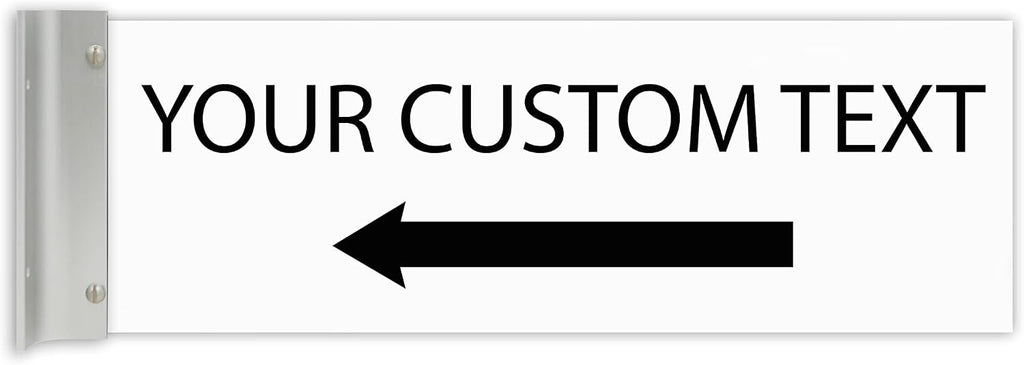ALPHA DOG SIGNS Custom Projecting Hallway Sign, Personalized Indoor Outdoor