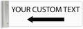 ALPHA DOG SIGNS Custom Projecting Hallway Sign, Personalized Indoor Outdoor