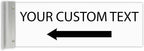 ALPHA DOG SIGNS Custom Projecting Hallway Sign, Personalized Indoor Outdoor