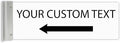 ALPHA DOG SIGNS Custom Projecting Hallway Sign, Personalized Indoor Outdoor by AlphaDog
