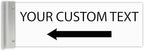 ALPHA DOG SIGNS Custom Projecting Hallway Sign, Personalized Indoor Outdoor by AlphaDog