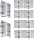 Aluminum Corridor Sign Holder, 10 Pack Direct Sign Mount Bracket, Design by SINKAA
