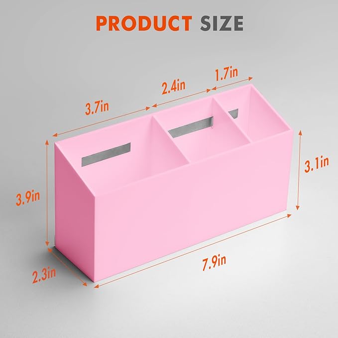Banafich Magnetic Dry Erase Marker Holder, Acrylic Magnet Pen Holder - Image 7
