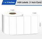L LIKED 1" x 3" Blank Removable Labels - Image 2