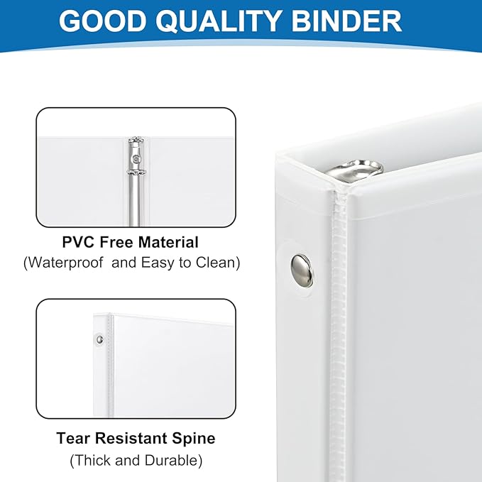 1 inch 3-Ring Binder, View Basic 1 in Binders - Image 3