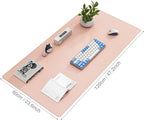 DAWNTREES Desk Mat Protector, PU Leather Desk Pad, Non Slip, Large Mouse Pad - Image 2
