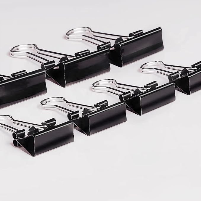 Binder Clips Assorted Sizes Paper Clamps, Meet a Variety of use Scenarios - Image 6