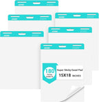SHARBDA Sticky Mini Easel Pad, 15 x 18 Inches, Self Stick Flip Chart Paper by SHARBDA