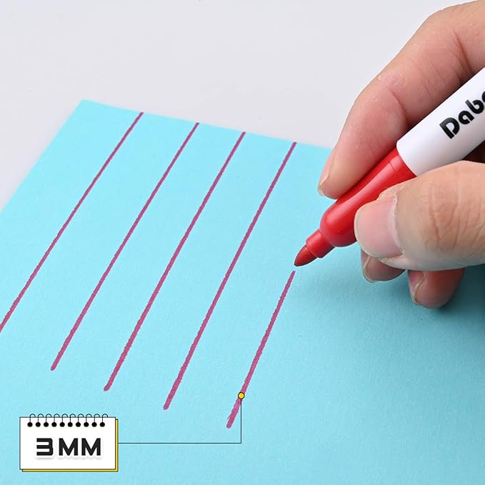 Dabo & Shobo 48 Colors Permanent Markers, Fast Drying, Suitable - Image 5