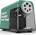 AFMAT Heavy Duty Electric Pencil Sharpener, 6 Holes, Auto Stop Pencil Sharpeners by AFMAT