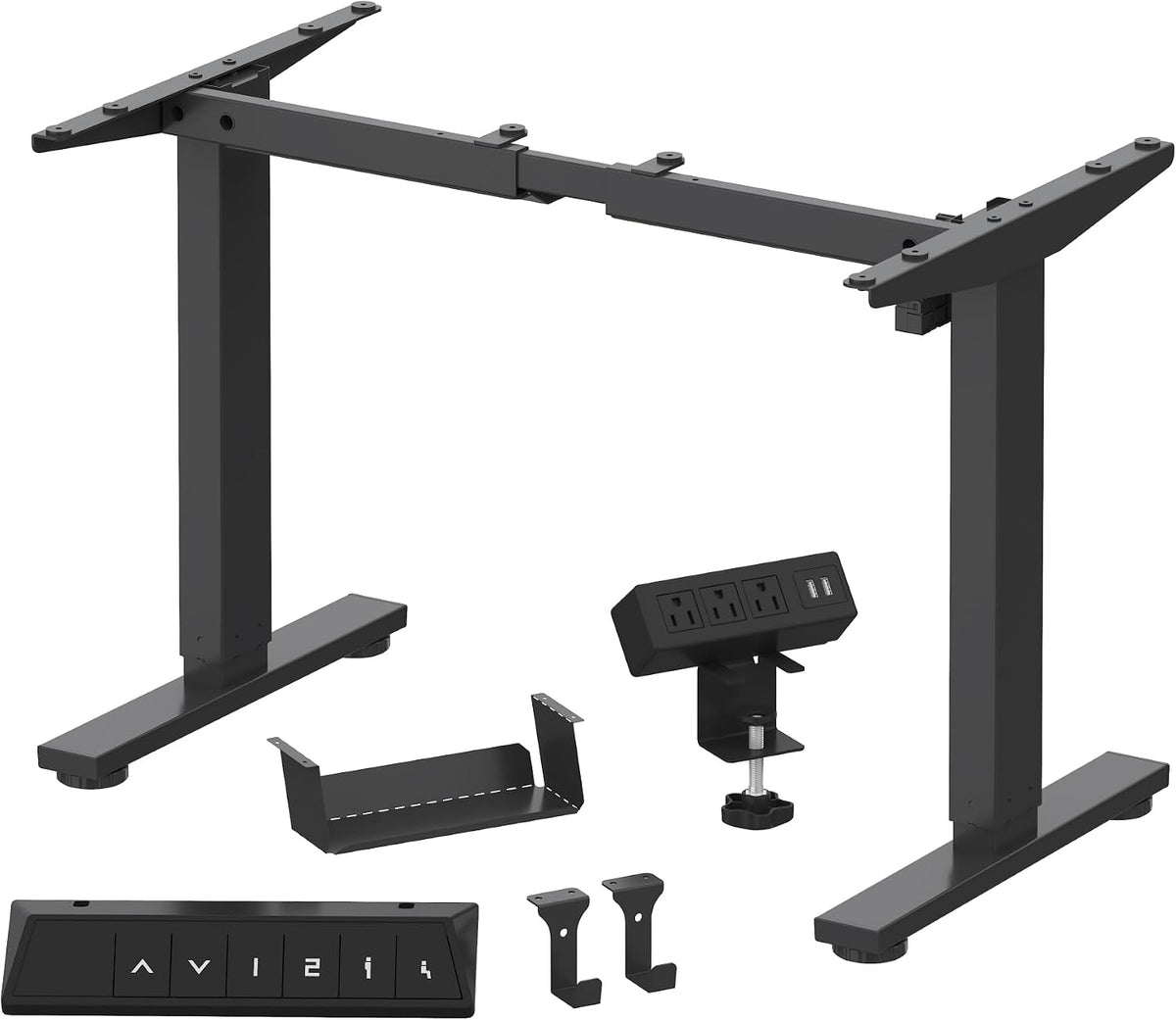 FLEXISPOT EN2 Standing Desk Frame, Black Frame Only