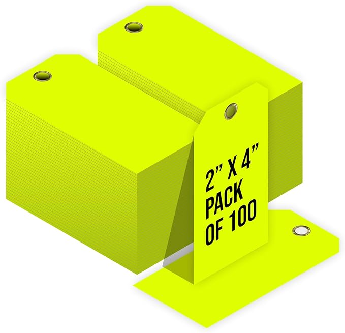 Tags 4 Less 15 Mil Waterproof Plastic Tags, Outdoor Tagging, Equipment Labeling - Image 2