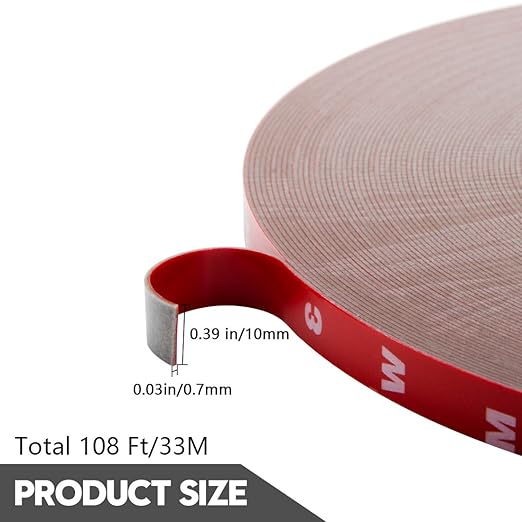 ToLanbbt Double Sided Tape Heavy Duty Waterproof Mounting Adhesive Tape Foam - Image 2