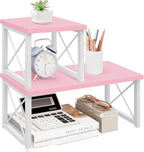 ELITEROO Desktop Shelf, 2 Tier Independent Stackable Desk Stand, Adjustable by ELITEROO