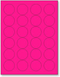 NextDayLabels - 8-1/2 x 11 Neon Color High Light Fluorescent Labels by NextDayLabels