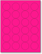 NextDayLabels - 8-1/2 x 11 Neon Color High Light Fluorescent Labels by NextDayLabels