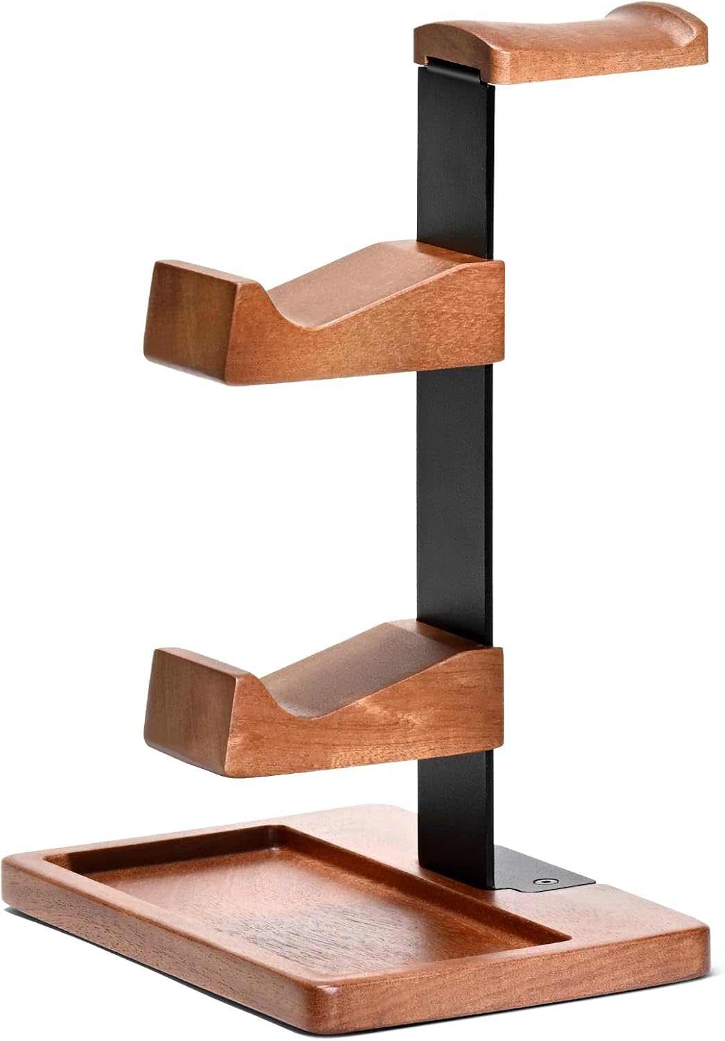 Solid Wood Controller Holder and Headphone Stand, Controller Stand for Desk