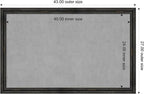Amanti Art Black Framed Magnetic Board 27x43 Large Vision Board - Image 4