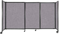 Versare Straightwall Sliding Portable Wall Partition | Freestanding Office by VERSARE