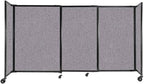 Versare Straightwall Sliding Portable Wall Partition | Freestanding Office by VERSARE
