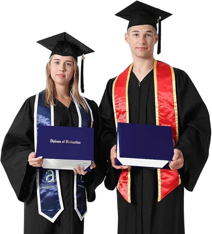GraduationMall 8.5"x11" Smooth Padded Diploma Cover Certificate Holder Purple - Image 7