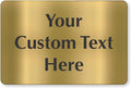 SmartSign Custom Brass Sign by SmartSign