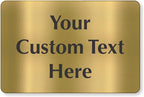 SmartSign Custom Brass Sign by SmartSign