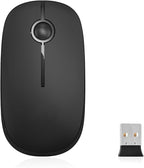 VssoPlor Wireless Mouse, 2.4G Slim Portable Computer Laptop Mouse - Image 9
