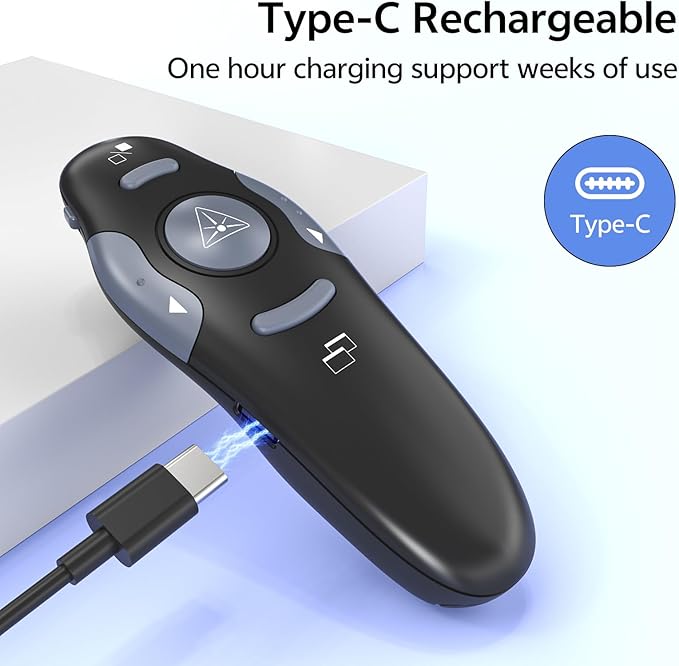 Presentation Clicker with 2 Cases Storage: PowerPoint Wireless Presenter - Image 5