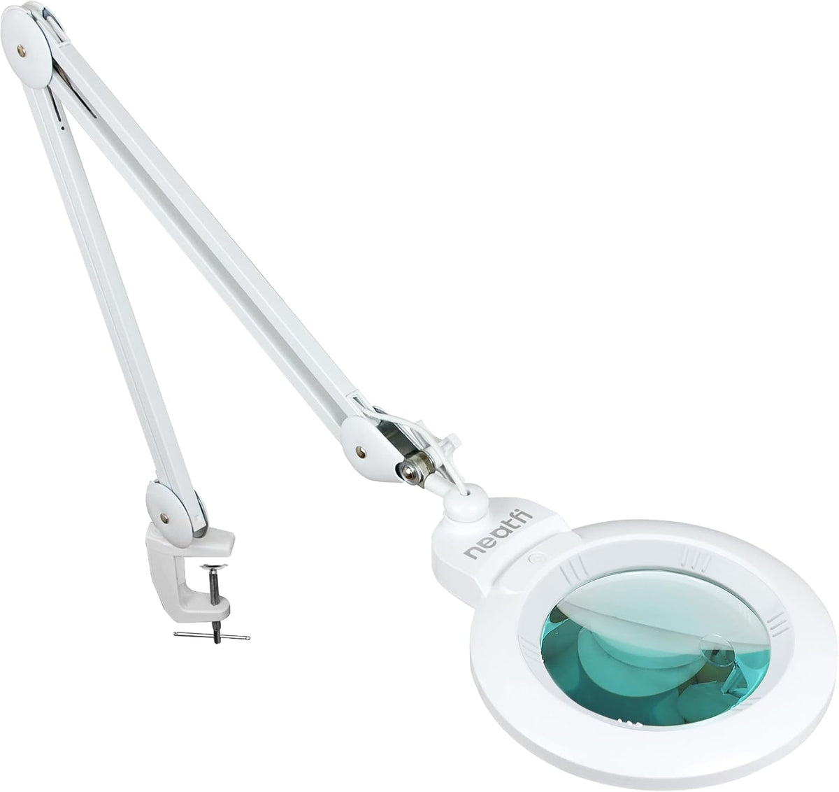 Neatfi XL Bifocal LED Magnifying Lamp, 7-Inch Lens, 5D/20D Magnification